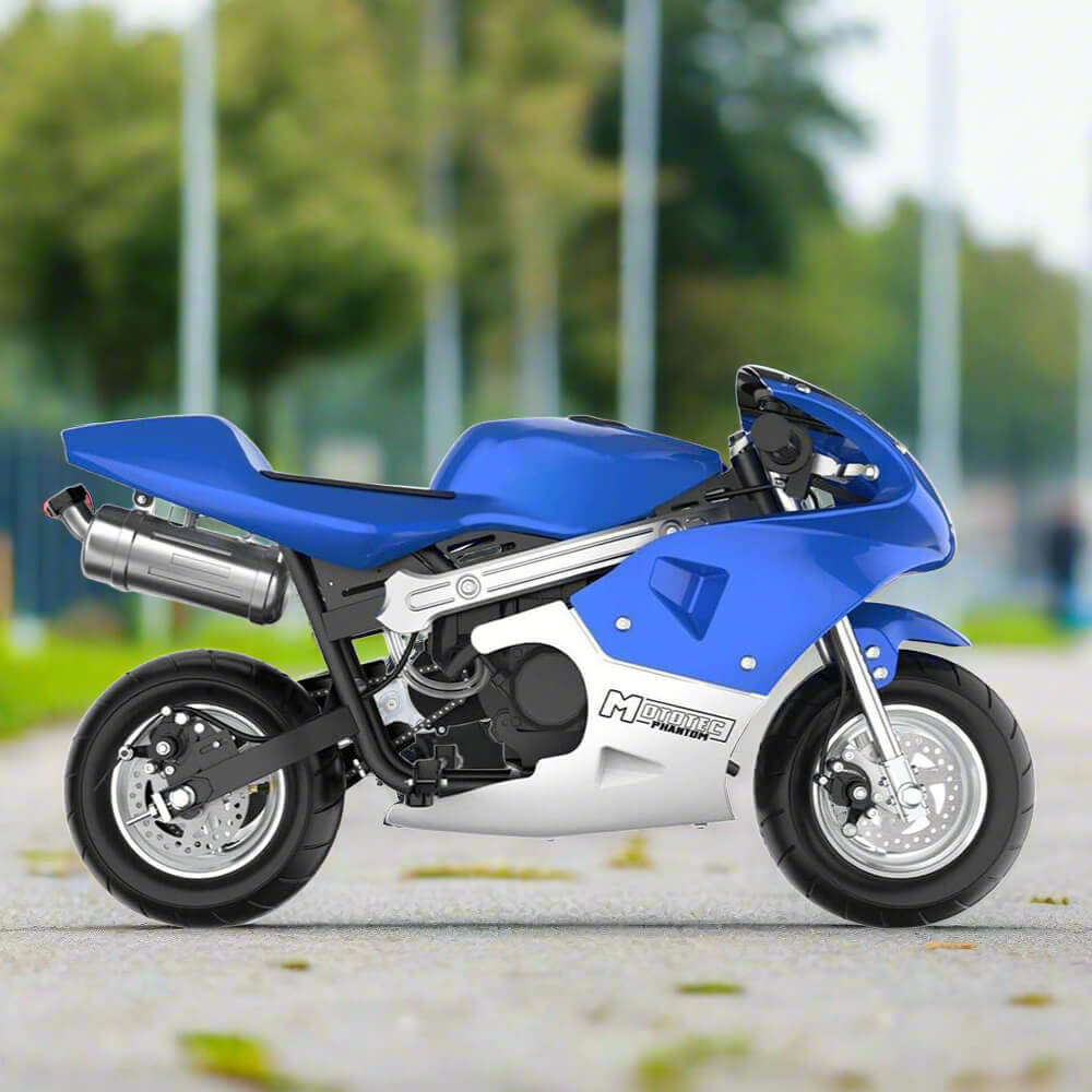 MotoTec Phantom 49CC Two-Stroke Gas Pocket Bike (SAK13859)