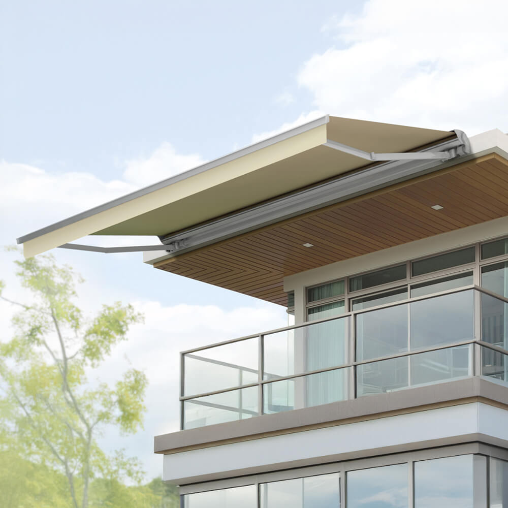 Multiple Awnings Brasilia Europa Premium Outdoor Semi-Cassette Retractable Sun Shade Awning (SAK76825)