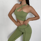 Sportwear Women Yoga Sets Fitness Wear 2peice Suits High Waist Legging