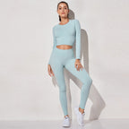 Yoga Set Seamless Women's Sportswear Workout Clothes Athletic Wear Gym