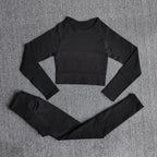 Yoga Set Seamless Women's Sportswear Workout Clothes Athletic Wear Gym