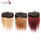 HD Lace Frontal 13x4 4x4 Ombre Closure Straight Lace Frontal Brazilian