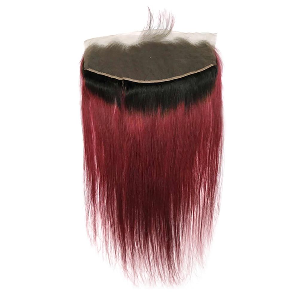 HD Lace Frontal 13x4 4x4 Ombre Closure Straight Lace Frontal Brazilian
