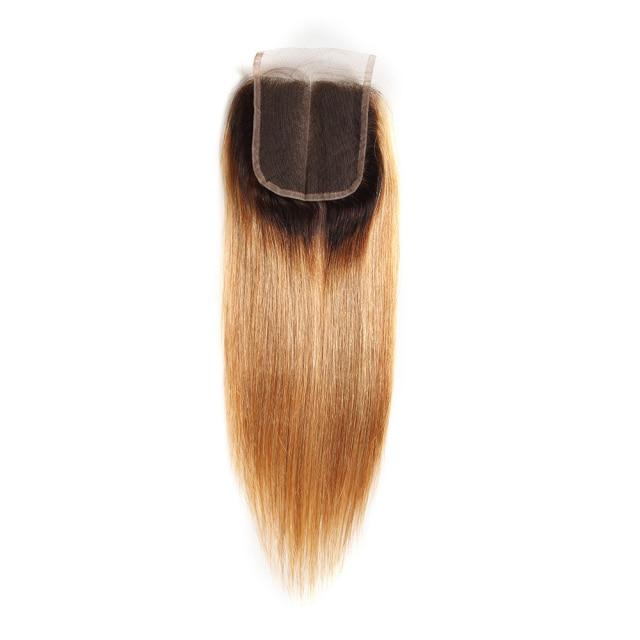 HD Lace Frontal 13x4 4x4 Ombre Closure Straight Lace Frontal Brazilian