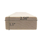 Prosaunas Aspen 2X3 S4SEE SHP Sauna Bench Wood With Smooth 4 Sides Eased Edges [Untreated] (SAK47682)