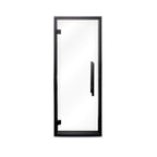 Prosaunas 24X73 Black Alder Prehung Clear Glass Sauna Door (SAK67491)