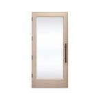 Prosaunas 37.5X81.5 Douglas Fir Hemlock Jamb Sauna Door With Dual-Pane Insulated Glass (SAK38145)