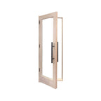 Prosaunas 25.5X81.5 Prehung Solid Wood Douglas Fir Sauna Door With Dual-Pane Insulated Glass (SAK25184)