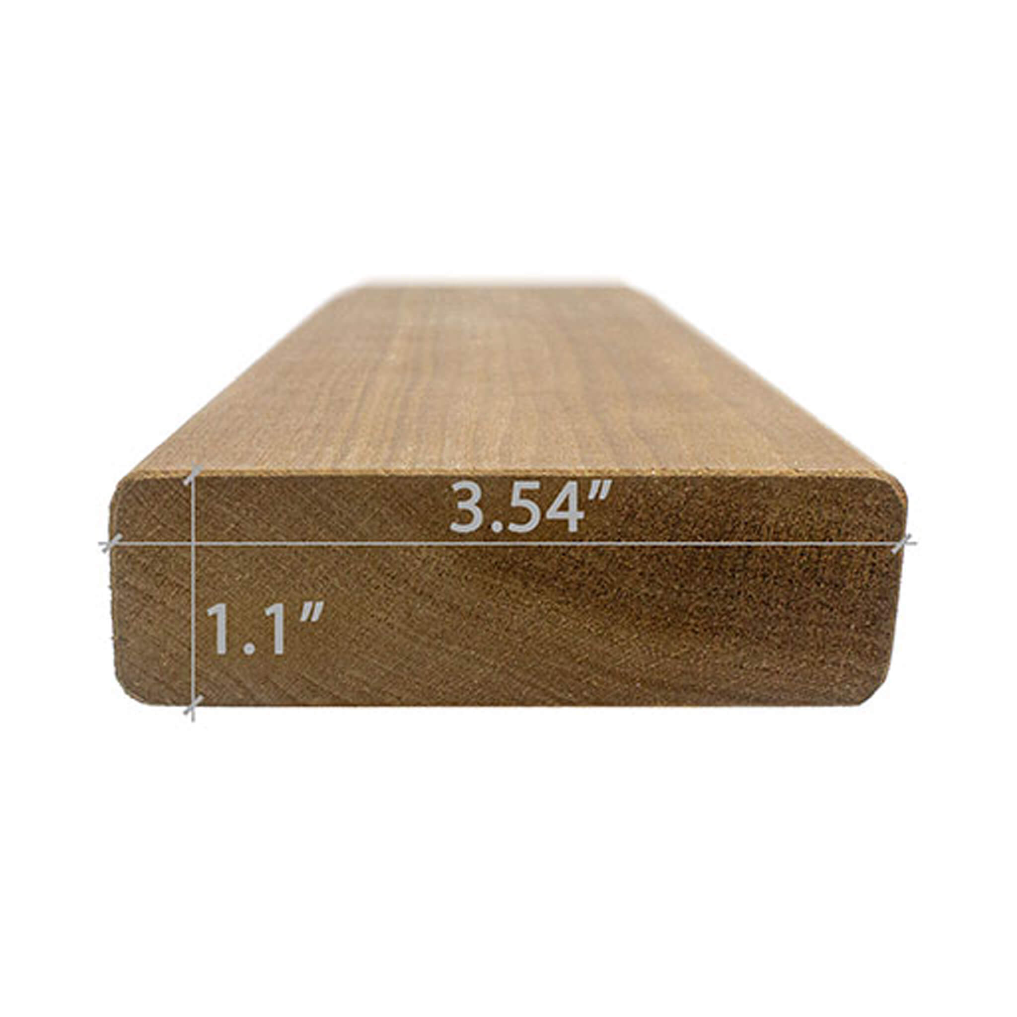 Prosaunas Thermo-Aspen 2X4 S4SEE SHP Sauna Bench Wood (SAK88434)