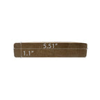 Prosaunas Thermo-Aspen 2X6 S4SEE SHP Sauna Bench Wood (SAK17042)