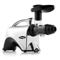 Omega NC900HDC Cold Press Juicer Machine Vegetable and Fruit Juice Extractor and Nutrition System Dual-Stage Slow Masticating Juicer 150 W Metallic