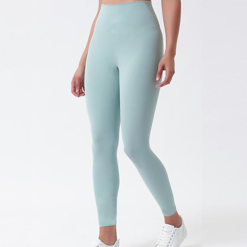 Fitness Athletic Solid Yoga Pants Women Girls High Waist Running Yoga