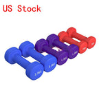 US Stock!Authentic dipped plastic dumbbell multi-color gift Box