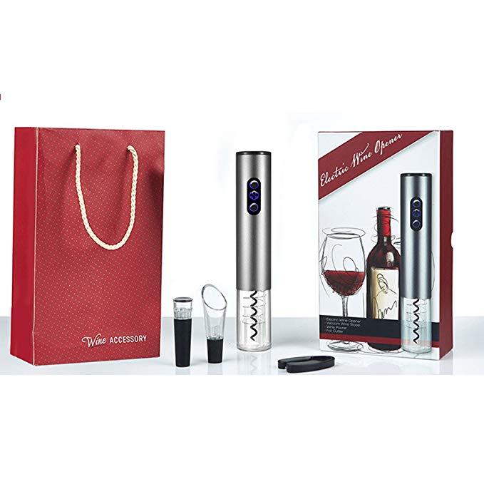 Electric red wine bottle opener four-piece set Electric bottle opener