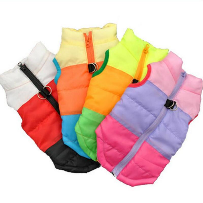 Winter Warm Jacket Pet Dog clothes Windproof Coat Dogs Snowsuit Vest