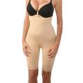 Women Seamless shaper body lace edge high waist underwear siamese pure