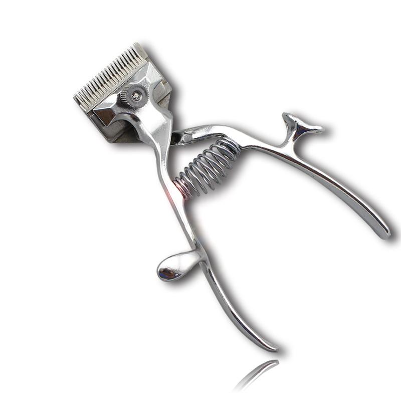 Portable Hand Manual Hair Clippers Trimmer Cutter Stainless Steel