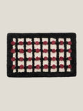 Retro Dotted Bath Rug, Ultra Soft, Absorbent & Anti-slip