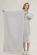 Retro Soft 100% Long-stapled Cotton Striped Bath Towel