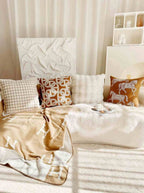 Safari Decorative Terracotta Throw Pillowcase, Earthy Tone Modern Fall