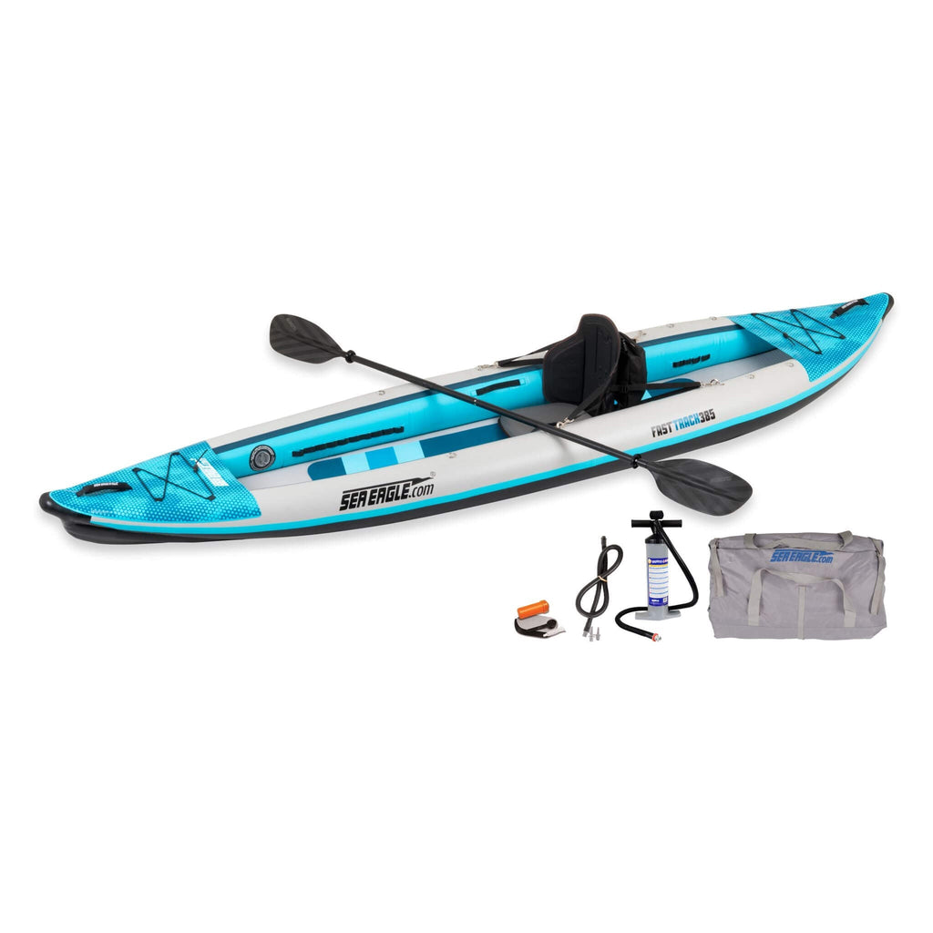 Sea Eagle 385FT FastTrack 2-Person V-Bottom Inflatable Kayak, 12FT [385FTK] (SAK25086)