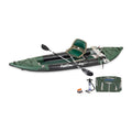 Sea Eagle 385FTA FastTrack 2- Persons Angler Inflatable Hunter Green Fishing Kayak, 12FT [385FTAK] (SAK80139)