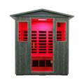 Thermora 3-Person Full-Spectrum Low EMF Carbonized Composite Infrared Sauna Room With Bluetooth Speakers (SAK85120)