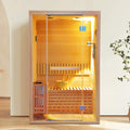 Thermora Premium 2-Person 3KW Hemlock Wood Sauna With LED Wall Light (SAK28471)