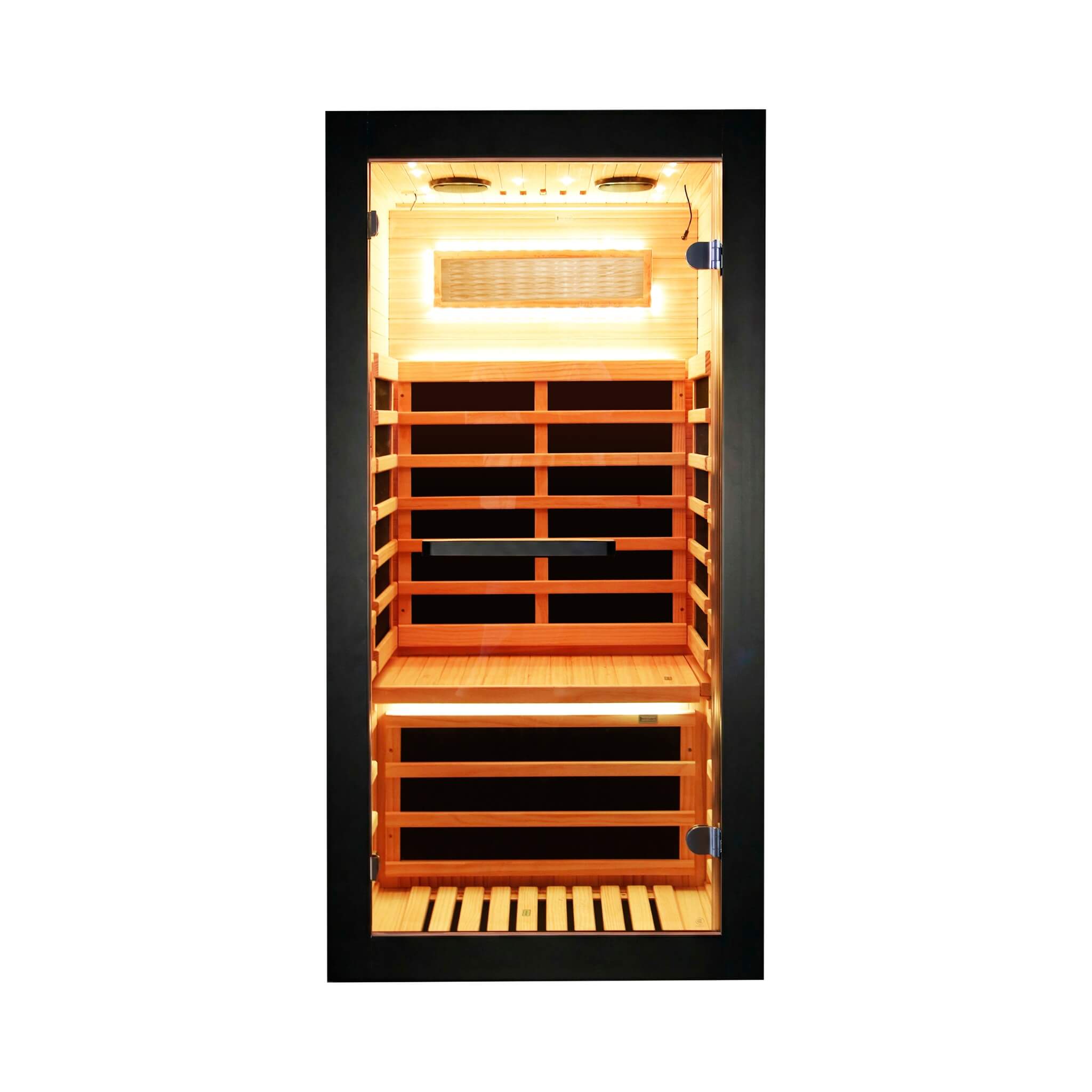 Thermora Single-Person Chilean Pine Infrared Sauna Cabin (SAK57926)