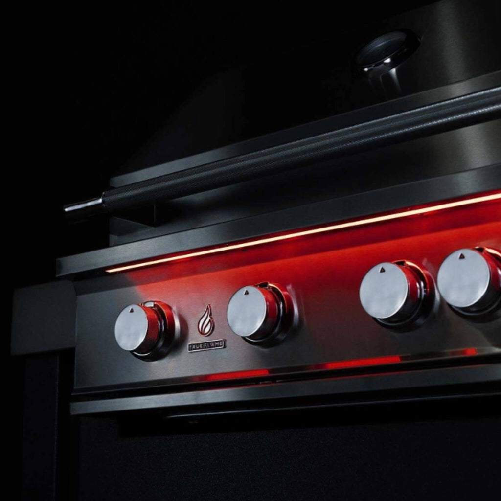 TrueFlame Built-In Stainless Steel Freestanding Gas Grills With Deluxe Cart [TF25/32/40] (SAK76845)