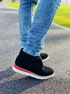 CALTO - Y4222 - 3.2 Inches Taller (Nubuck Black)