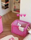 Whimsical Eclectic Big Eyes Plush Cute Laundry Storage Baskets -