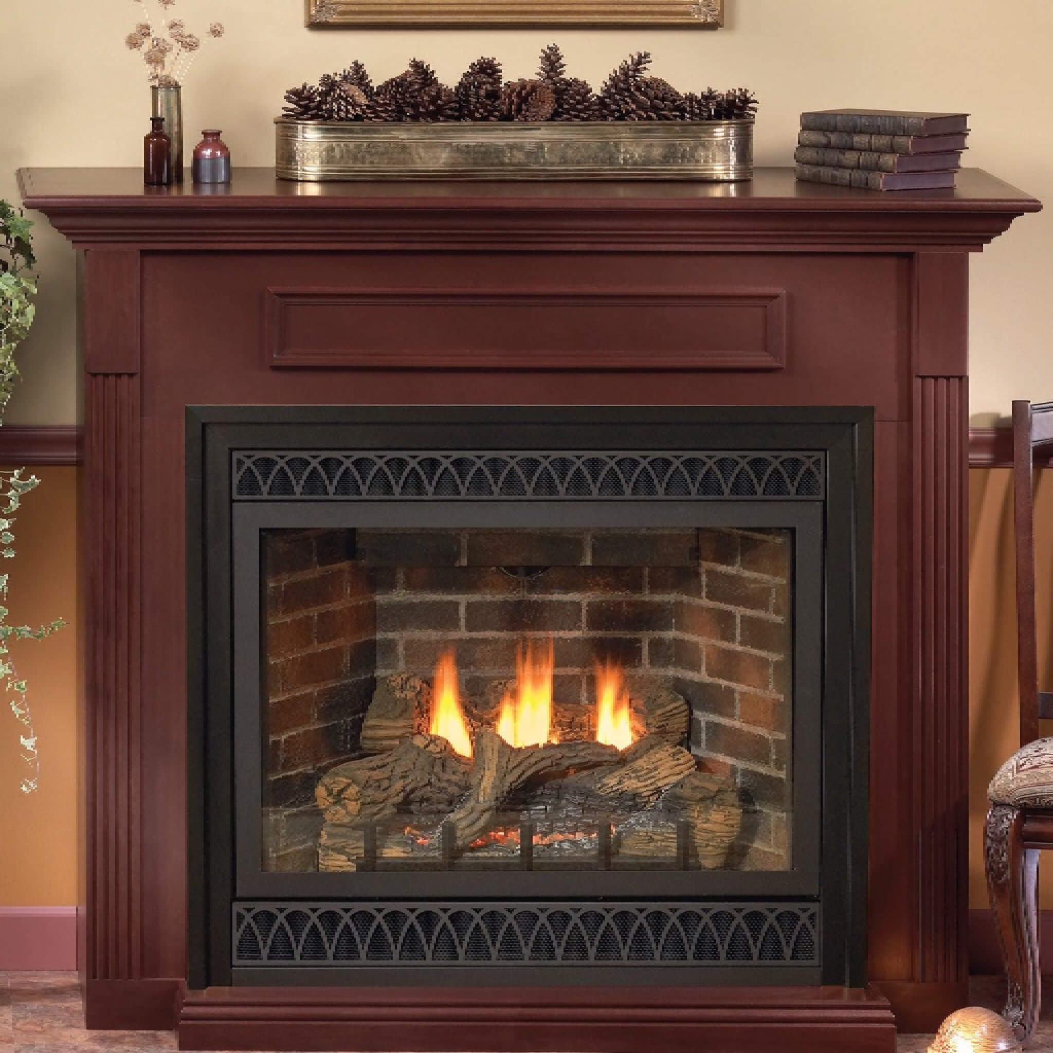 White Mountain Hearth Tahoe 32" Direct Vent Deluxe Fireplace With On/Off Switch [DVD32FP] (SAK35129)
