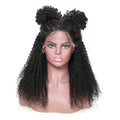13x4 HD Transparent Lace Frontal Afro Kinky Curly Human Hair Wigs 200%