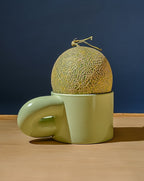 Handmade XXXL Ceramic Chubby Mug - Unique Cute Large Mug for Coffee &